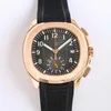 Mens Watch Aquanaut Green Watch 42mm 고품질 럭셔리 시계 자동 기계 운동 시계 고무 Wacth 방수 Sapphire Wristwatch Fashion Watch Top