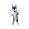 Dog Husky Wolf Fox Mascot Costuums Halloween Kerst evenement Rollenspel Kostuums Rolspel Dress Bur Set kostuum