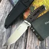 New B.U.C.K 853 Fixed Hunt Knife 8Cr13Mov Blade G10 Handle Camping Outdoor Tactical Combat Self-Defense Tools EDC Knives Kydex Sheath BM 140BK