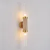 Wandlampen moderne Glaslampe Minimalistische LED -LED -Linie Licht für Wohnzimmer Schlafzimmer Flur Balkon Restaurant Dekorative Beleuchtung