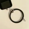 Универсальный висящий кольцо веревки мобильный телефон Корпус Силиконовый браслет Круглый анти-Lost Lanyard Big Ring Checkain