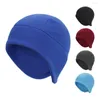 Berets Winter Sports fietsen Beanie lopen hoeden voor mannen dames lente pool fleece dunne warme ski oorbeveiliging stevige kleurendoppen