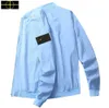 Stone Jacket Island Summer Designer Men Baseball Ochrona kobiet Ochrona wierzchnia haftowa odznaka logo ulicy street odzież wierzchnia luksusowa stół płaszcz kamienie wyspowy kurtka