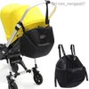 Diaper Bags 2-in-1 Mom Storage Bag Baby Cart Accessories Portable Storage Bag Mom Backpack Black Waterproof Mom Go Out Urine Bag Z230816