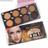 Micolor cienia do powiek Make Up 8 w 1 matowy talerz liftingowy sylwetka Nos Pallete Paleta 230815