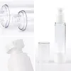 15ml 30ml 50ml Empty Airless Pump Bottles Travel Lotion Pump Containers/Airless Lotion Atomizer Dispenser Refillable Cosmetic Spray Bot Wjab