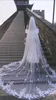 Bridal Veils Real Po One Layer Wedding Veil With Steel Comb 3 Meters Long Wide Lace Edge Cathedral MM