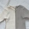 衣類セットスプリング幼児のベビー服の女の子の男の子編みセータートップレギンスパンツ子供パジャマキッズサーマルアンダーウェア0 5Y 230815