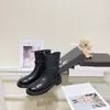 designer winter metal women's boots thick ankle boots brand rubber boots chain women's shoes long boots short boots