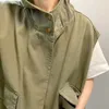Chalecos falsos de cuero para hombres Men estilo coreano de moda Autumn Fashion Tactical Tactical All Match Clothing Bf Military Harajuku Cortada de ocio 230816