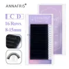 Falsos cílios Annafris 16rows c D Curl Curl Individual Faux Mink Matte Eyelashes Extension Natural Soft Premium Classic Volume Lashes Maquiagem HKD230817