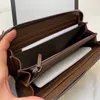 Man Luxury Wallets Long Styles Designer Cardholders With Leather Fanny Pack Brown Clutch Fashion Moneybag Casual Popular Purses Card Holder