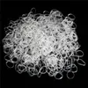 Other Desk Accessories 1000 Pcs 20mm Mini Rubber Band Transparent Hair Elastic Rope School Office Home Styling Tools Bands 230816