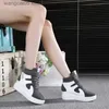 Laarzen comemore sneakers dames lente 2022 casual wiggen zwarte mand femme high top dames sport vulcanize schoenen platform laarzen rood t230817