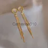 Charme Nieuwe opal Golden Stud oorbellen Lange ketting Geside temperament Persoonlijkheidsoorbellen Geschenk voor liefde Fashion Vintage Accessoire J230817