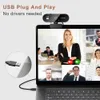 Webcams Webcam 4k professional Web Camera 1080p Web Cam Full Hd For PC Usb Camera Streaming 2k Computer Autofocus Webcan With Microphone 230817