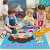 Learning Toys 88Pcs Emotions Change Felt Board Story Early Supplies DIY Expressions Puzzle Preschool Montessori for Kids p230816