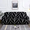 Chair Covers Black Printed Sofa Spandex For Living Room Couch Cover Corner L Shape Elastic Stretch