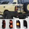 トヨタプラドランドクルーザー90 95 1998 1998 1999 2000 2001 2001 2002 Taillamp Brake Stop Lamp LC90 LC95の車でLEDリアテールライト