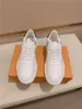 2023 New L Designer Sneaker Virgil Trainer Casual Shoes Calfskin Leather Abloh White Green Red Blue Letter Overlays Platform Låg sneakers Storlek 3-45