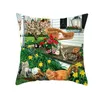 Casse d'oreiller dessin animé Cat Imprimée couverture de cas de chat mignon mignon jet de motif décoratif couverture de cas de chat kussensloop almohada hkd230817