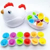 Sportleksaker montessori baby lärande barn form matchande sorterare pussel spel färg ägg utbildningen för 36 år gammal 230816
