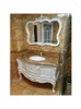 Bathroom Sink Faucets Simple European-Style Cabinet Combination Oak Solid Wood Washbasin Arc Marble Inter-Platform