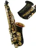 Super Action Series II Black Gold Alto Eb Tune Saxofone Sax plano com Reeds Case Bocalista Professional