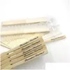 Party Favor Anpassad fläkt med utskrift Namn Datum Summer Decoration Supplies Silk Fabric Bamboo Hand Folding Fans i Organza Bag Drop DHFPR
