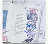 الأشرطة اللاصقة الأصلية Alice Washi Tape Blue Silver Bronzing Girl Fairy Faully Diary Scrapbook Scking Hift Frapping Art Sticker 2016 230816