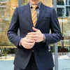 Erkek Suit Butik Plus Boyut S-5XL (Blazer Pantolon) Moda İşi Tüm Yün Beyefendi Sıradan Düğün Koreli Versiyonu 2 Parçalı