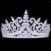 Haarclips Bridal Heart Crown sieraden Wedding Luxe Tiara Accessoires Hoofdtooi Princess Dress Crystal Headband Rhinestone