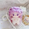 Poppen 10 cm geen attribuut katoen paars haar mini druif ijs net rood schattige poppen plueshies speelgoed fans collectie cadeaus 230816