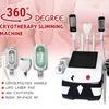 La toute nouvelle cryopolyse à 360 ° cryopolyse Fat Fergeaument Slimming Machine Creffing Cryotherapy Cool Slim Réduire le corps gras Forme de beauté Équipement de beauté Resserrer la peau 40 kHz RF