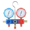 Ensembles d'outils à main professionnels 3 voies GAUGES HVAC avec tuyaux AC Menfold Gauge Set R410A R134A R404A R22 Les adaptateurs de réfrigérant peuvent Dr Dhknh