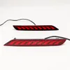 2PCS LED Reflector For Toyota Innova 2022 2023 Car Tail Light Rear Fog Lamp Bumper turn signal Light Brake Lamp