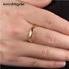 Band Rings 2mm 4mm Womens Tungsten Carbide Rings Gold Color Wedding Band Dome Polished Comfort Fit 230816