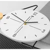 Orologi da parete Orologio creativo in legno Design della barca a vela semplice Design moderno Disput Home Home Mute Swing Soggiorno Big Big