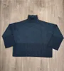 Toteme Knit Top High Collar Long Sleeve Loose Sweater Top for Women Solid color