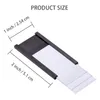 Other Retail Supplies 50Pcs Magnetic Label Holders With Data Card Clear Plastic Protectors For Metal Shelf 1 X 2 Inch 230816