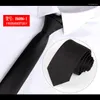 Bow Ties 6cm Tide Polyester Slipsa handgjorda flera färg Män vin Navy Solid Tie Wedding Groom Party Suit Accessories Presents