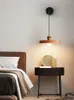 Wandlampe minimalistische LED -Nachtleuchterstudie Lesen Hintergrund Leuchte Home Decor Innenschlafzimmer Beleuchtung