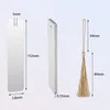 Bookmark 20 Pieceslot Sublimation Blank Metal Bookmarks with Hole and Tassels 15238055mm DIY Printing 230816