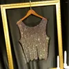 Frauen Tanks Echoine Sheer Mesh auf sehen durch ärmelloses bling glänzend Diamond Tanktop sexy Modeweste Streetwear Frauen Kleidung Sommer