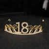 Ferramentas de bolo Crown Decoração de casamento Acessórios de capacete aniversário