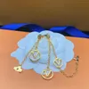 Nieuwe brief hanger ketting gouden ketting designer ketting gratis verzending luxe sieraden tennisketen 18k goud en roestvrijstalen vakantie cadeau ontwerper sieraden