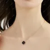 Collane classiche a pendente di lusso per donne eleganti e quattro foglie Clover Locket Neckt Necket Catene di girocollo di altamente qualità Gioielli da ragazza oro placcata 18K