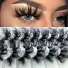 False Eyelashes CHARM Fluffy Mink Lashes Dramatic Messy Wispy Natural Eyelashes 20mm-25mm Handmade Real 3D Mink Eyelashes Makeup False Lashes HKD230817