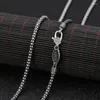 Kettingen Real 925 Sterling Silver 2,5 mm Popcorn Link Chain Necklace 19.7 "-27.5" L