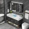 Badrumsvaskar kranar marmor golvskåp kombination en bit droppe el lägenhet tvättbassäng